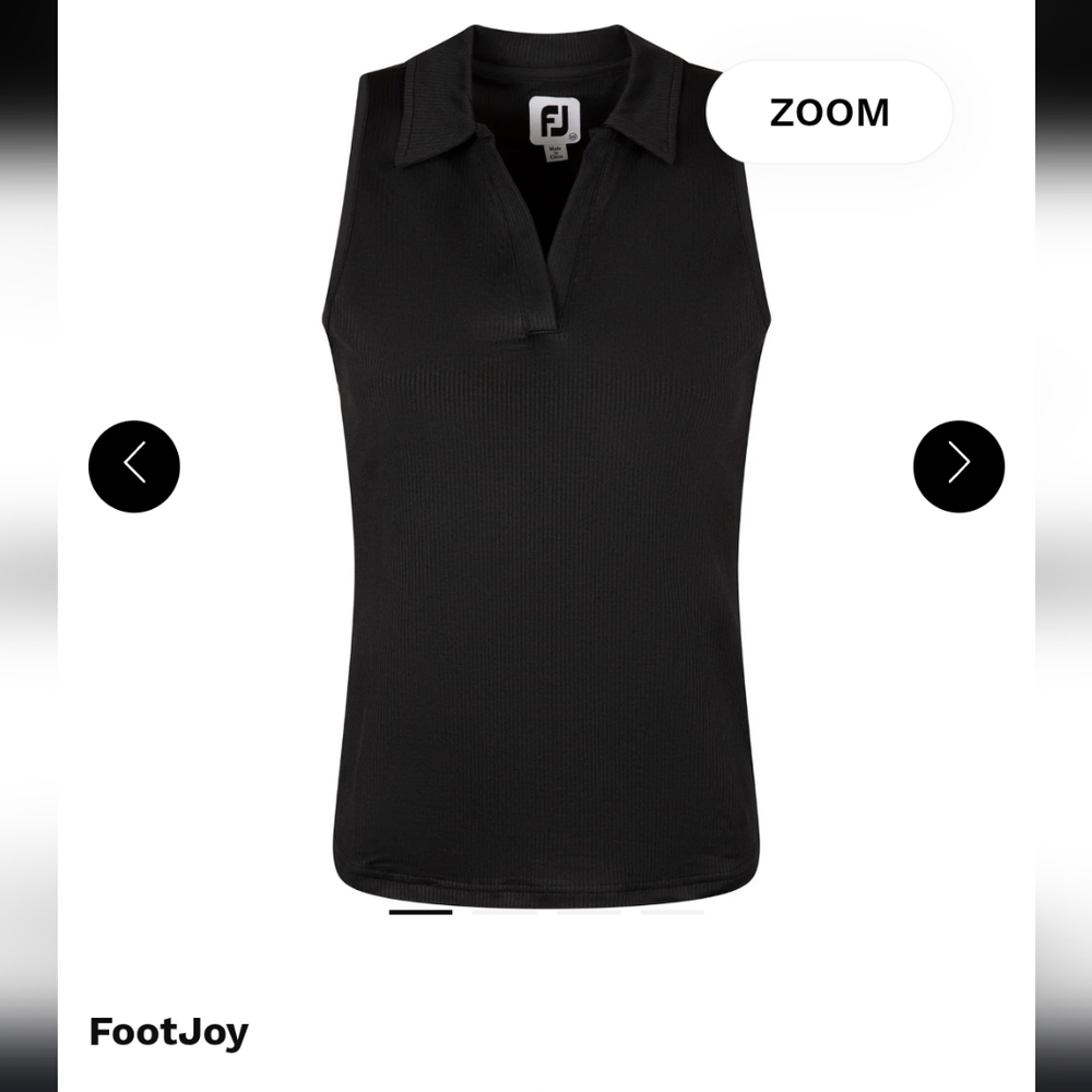 FootJoy Women's Black Tank Top